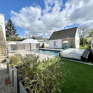 Kerlescan - Avec Piscine Chauffée, Espace Extérieur Privé Et Wifi Carnac
